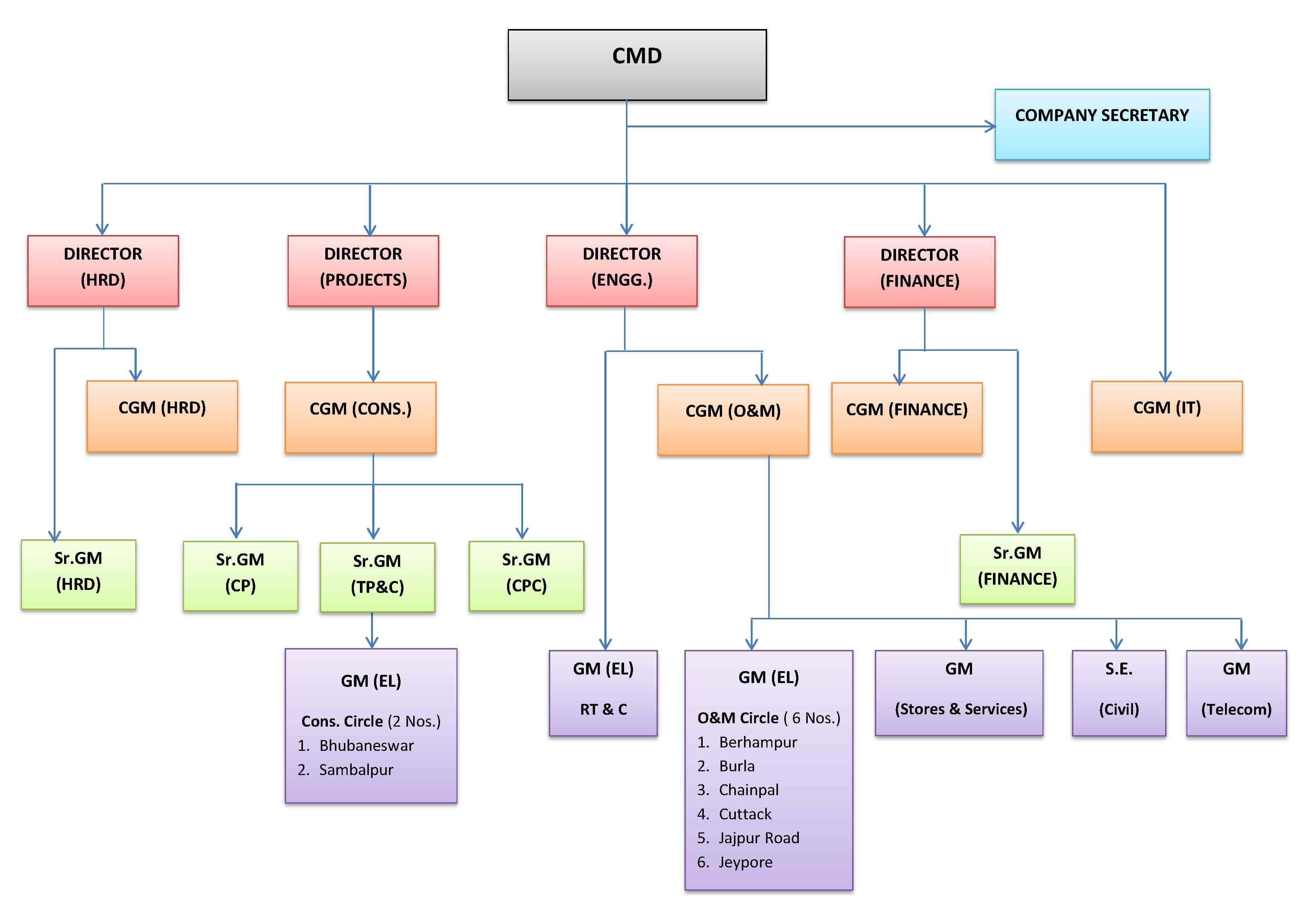 Mis Organization Chart